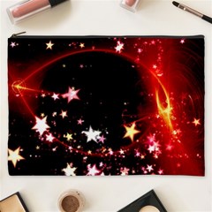 Circle Lines Wave Star Abstract Cosmetic Bag (XXXL) 