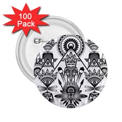 Ancient Parade Ancient Civilization 2 25  Buttons (100 Pack)  by Celenk