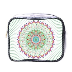 Flower Abstract Floral Mini Toiletries Bags by Celenk