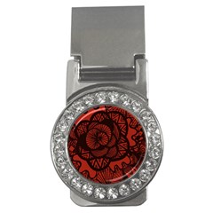 Background Abstract Red Black Money Clips (cz)  by Celenk