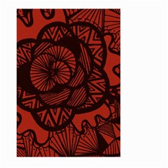 Background Abstract Red Black Large Garden Flag (two Sides) by Celenk