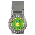 Seamless Repeating Tiling Tileable Money Clips (CZ)  Front