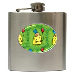 Seamless Repeating Tiling Tileable Hip Flask (6 Oz) by Celenk