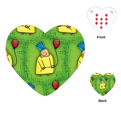 Seamless Repeating Tiling Tileable Playing Cards (heart)  by Celenk