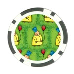 Seamless Repeating Tiling Tileable Poker Chip Card Guard Front