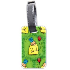 Seamless Repeating Tiling Tileable Luggage Tags (two Sides) by Celenk