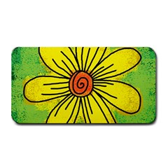 Flower Cartoon Painting Painted Medium Bar Mats by Celenk