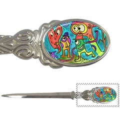 Painting Painted Ink Cartoon Letter Openers by Celenk