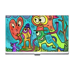 Painting Painted Ink Cartoon Business Card Holders by Celenk