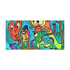 Painting Painted Ink Cartoon Yoga Headband by Celenk