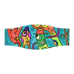 Painting Painted Ink Cartoon Stretchable Headband by Celenk