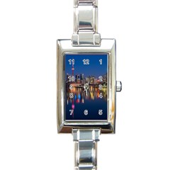 Buildings Can Cn Tower Canada Rectangle Italian Charm Watch by Celenk