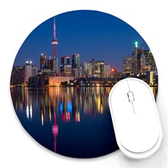 Buildings Can Cn Tower Canada Round Mousepads by Celenk