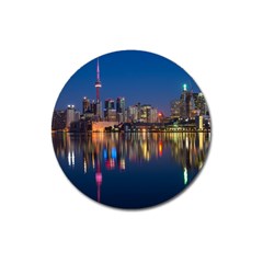 Buildings Can Cn Tower Canada Magnet 3  (round) by Celenk