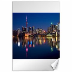 Buildings Can Cn Tower Canada Canvas 12  X 18   by Celenk