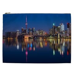 Buildings Can Cn Tower Canada Cosmetic Bag (xxl)  by Celenk