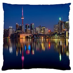 Buildings Can Cn Tower Canada Standard Flano Cushion Case (one Side) by Celenk