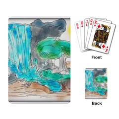 Doodle Sketch Drawing Landscape Playing Card by Celenk