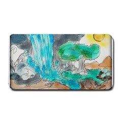 Doodle Sketch Drawing Landscape Medium Bar Mats by Celenk