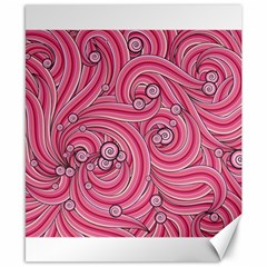 Pattern Doodle Design Drawing Canvas 8  X 10  by Celenk