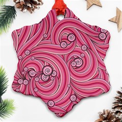 Pattern Doodle Design Drawing Ornament (snowflake) by Celenk