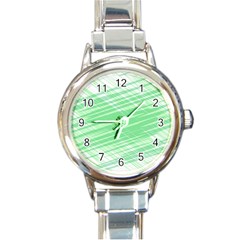 Dirty Dirt Structure Texture Round Italian Charm Watch by Celenk