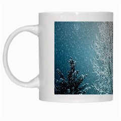 Winter Wintry Snow Snow Landscape White Mugs by Celenk