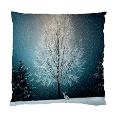 Winter Wintry Snow Snow Landscape Standard Cushion Case (one Side) by Celenk