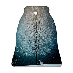 Winter Wintry Snow Snow Landscape Ornament (bell)