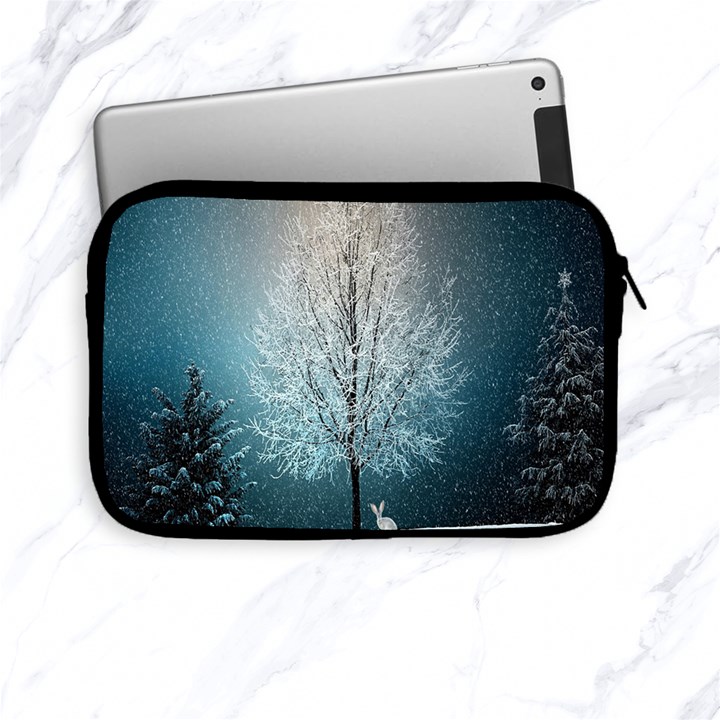 Winter Wintry Snow Snow Landscape Apple iPad Mini Zipper Cases