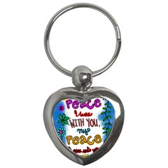 Christian Christianity Religion Key Chains (heart)  by Celenk