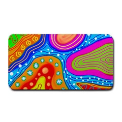 Abstract Pattern Painting Shapes Medium Bar Mats