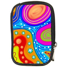 Abstract Pattern Painting Shapes Compact Camera Cases