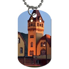 Blue Hour Colliery House Dog Tag (two Sides) by Celenk