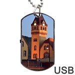 Blue Hour Colliery House Dog Tag USB Flash (Two Sides) Front