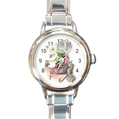  Round Italian Charm Watch