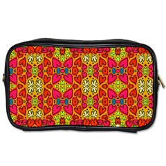 Abstract Background Pattern Doodle Toiletries Bags by Celenk