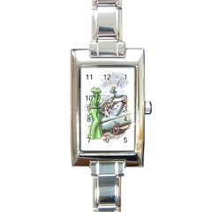  Rectangular Italian Charm Watch by Koolcat