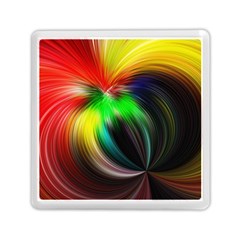 Circle Lines Wave Star Abstract Memory Card Reader (square)  by Celenk