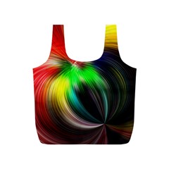 Circle Lines Wave Star Abstract Full Print Recycle Bags (s)  by Celenk