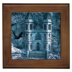 Church Stone Rock Building Framed Tiles by Celenk