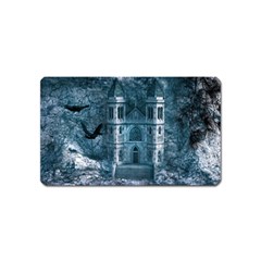 Church Stone Rock Building Magnet (Name Card)