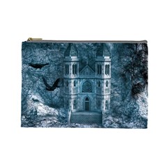 Church Stone Rock Building Cosmetic Bag (Large) 