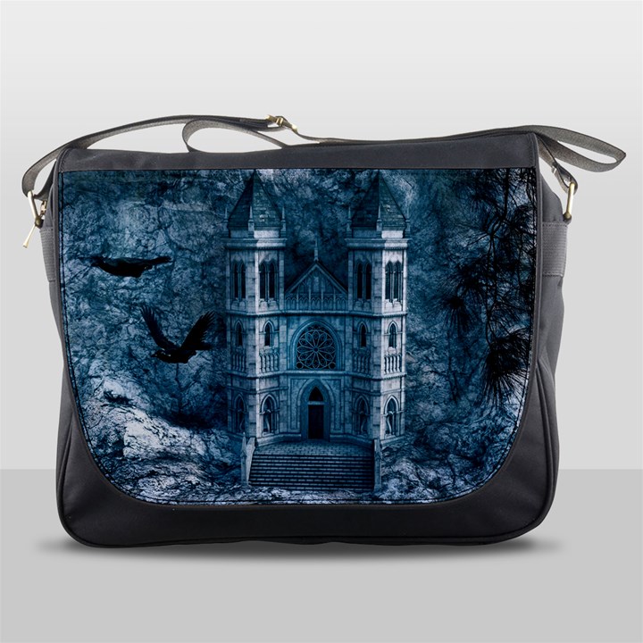 Church Stone Rock Building Messenger Bags