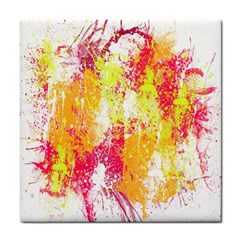 Painting Spray Brush Paint Tile Coasters