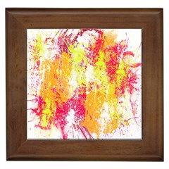 Painting Spray Brush Paint Framed Tiles