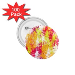 Painting Spray Brush Paint 1.75  Buttons (100 pack) 