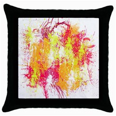 Painting Spray Brush Paint Throw Pillow Case (Black)