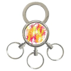 Painting Spray Brush Paint 3-Ring Key Chains