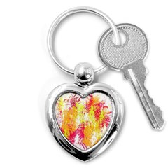 Painting Spray Brush Paint Key Chains (Heart) 